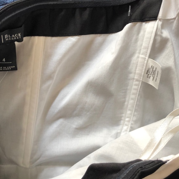 NEW! Preppy Coastal Grandmother Black & White Halter Cotton Dress‎ Size 4 - Picture 12 of 12